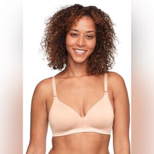 Warner's Cloud 9 Super Soft Wireless Lightly Lined Comfort Bra - Beige - 34B